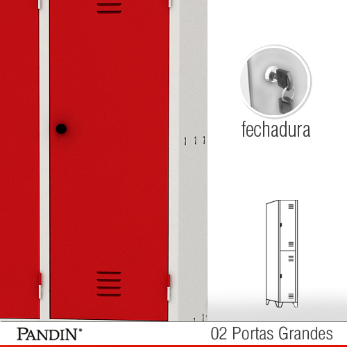 Roupeiro de Aço 2 portas GFD26CP