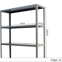 Estante com 7 prateleiras 42cm 2418SS