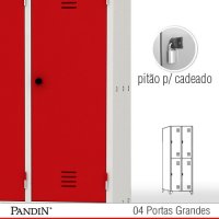 Foto Roupeiro de Aço 4 portas GPD26CPC